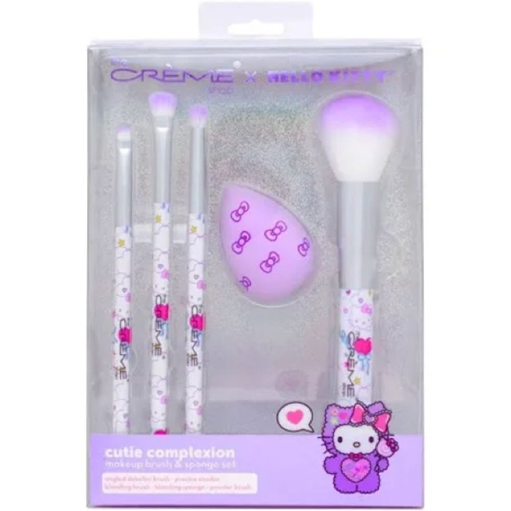 Hello Kitty Purple and White Makeup Set